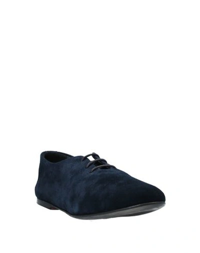 Shop Ernesto Dolani Lace-up Shoes In Dark Blue