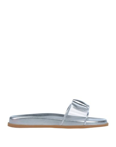 silver valentino flip flops