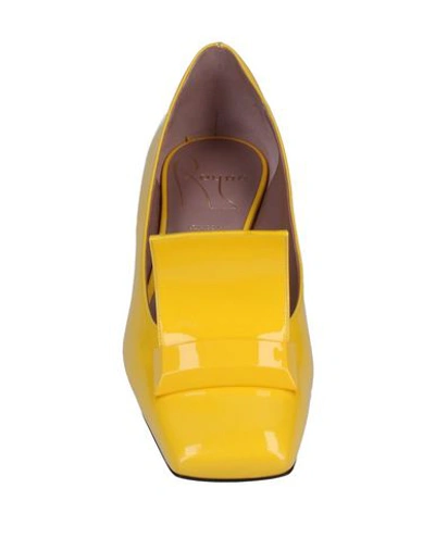 Shop Rayne Loafers In Yellow