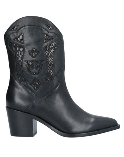 Shop Pinko Ankle Boots In Black