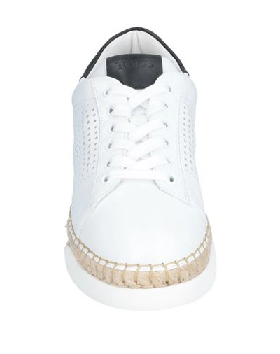 Shop Tod's Sneakers In White