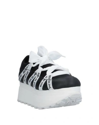 Ruco Line Logo Platform Sneakers In Black