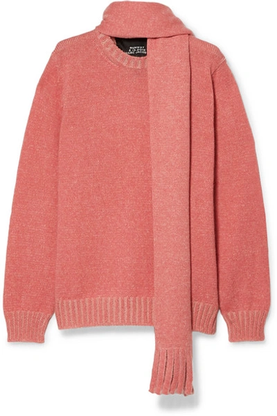 Shop Marc Jacobs Mohair, Wool, Silk, Cashmere And Alpaca-blend Sweater In Pink