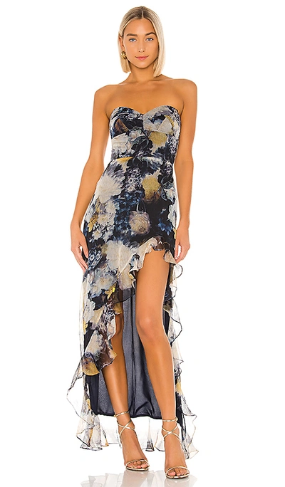 Shop Amanda Uprichard Eden Gown In Midnight Dream