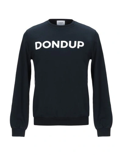 Shop Dondup Sweatshirt In Dark Blue