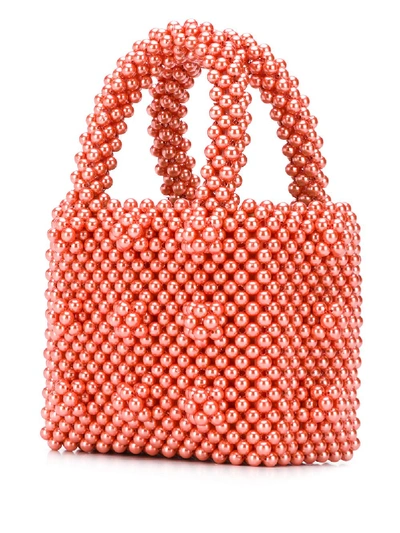 Shop Shrimps Antonia Mini Bag In Orange