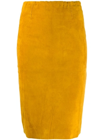 Shop Stouls Gilda Fitted Skirt In Apollon Regular
