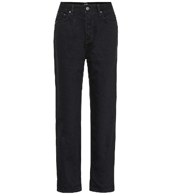 Grlfrnd Devon High-Rise Slim Jeans In Black | ModeSens