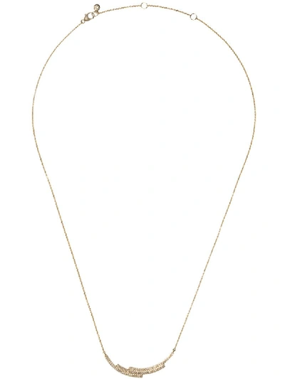 14KT YELLOW GOLD LARGE ICON SCALA DIAMOND NECKLACE