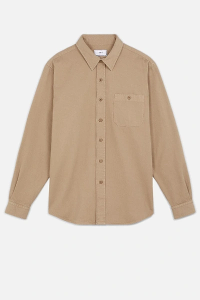 Shop Ami Alexandre Mattiussi Buttoned-pocket Shirt In Neutrals