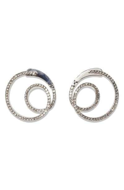 Shop Vince Camuto Twist Earrings In Silver