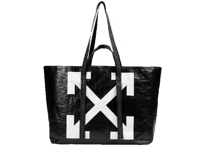 Pre-owned Off-white  Arrows Tote Bag Black White