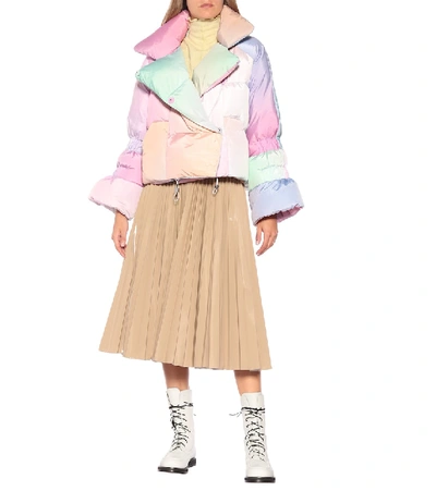 Shop Saks Potts Star Down Puffer Jacket In Multicoloured