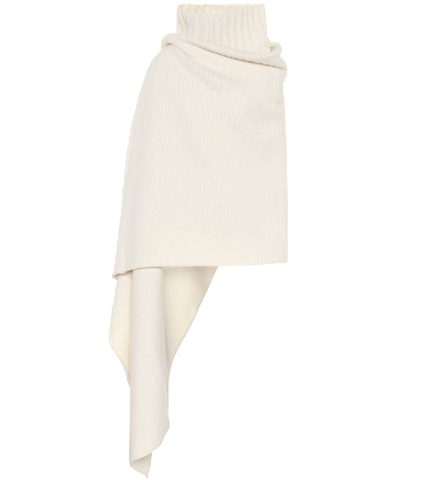 Joseph Merino Wool Cape In White | ModeSens