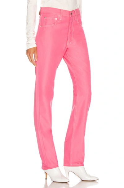Shop Helmut Lang Masc Hi Straight In Prism Pink