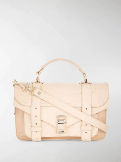 Shop Proenza Schouler Ps1 Tiny Satchel In Neutrals