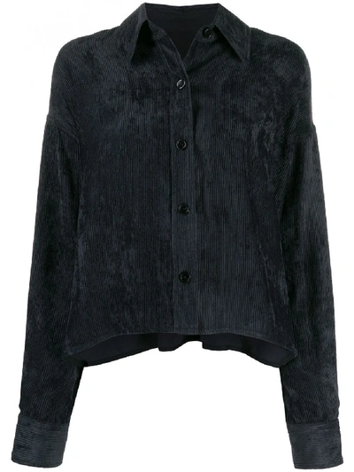 Shop Isabel Marant Fanao Velvet Jacket In Black