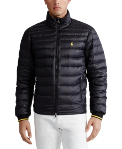Shop Polo Ralph Lauren Men's Packable Quilted Down Jacket In Polo Black