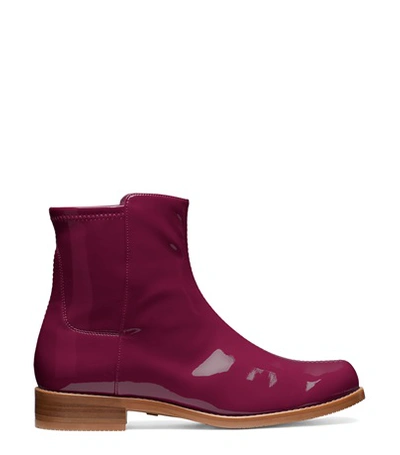 Shop Stuart Weitzman Easyon Vinyl In Cranberry Stretch Vinyl