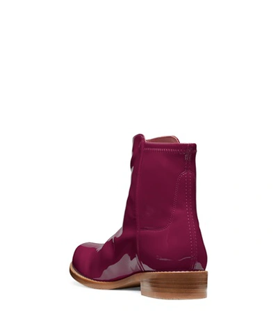 Shop Stuart Weitzman Easyon Vinyl In Cranberry Stretch Vinyl