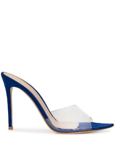 Shop Gianvito Rossi Stiletto Sandals In Blue