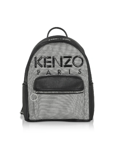 Shop Kenzo Paris Backpack In Silver