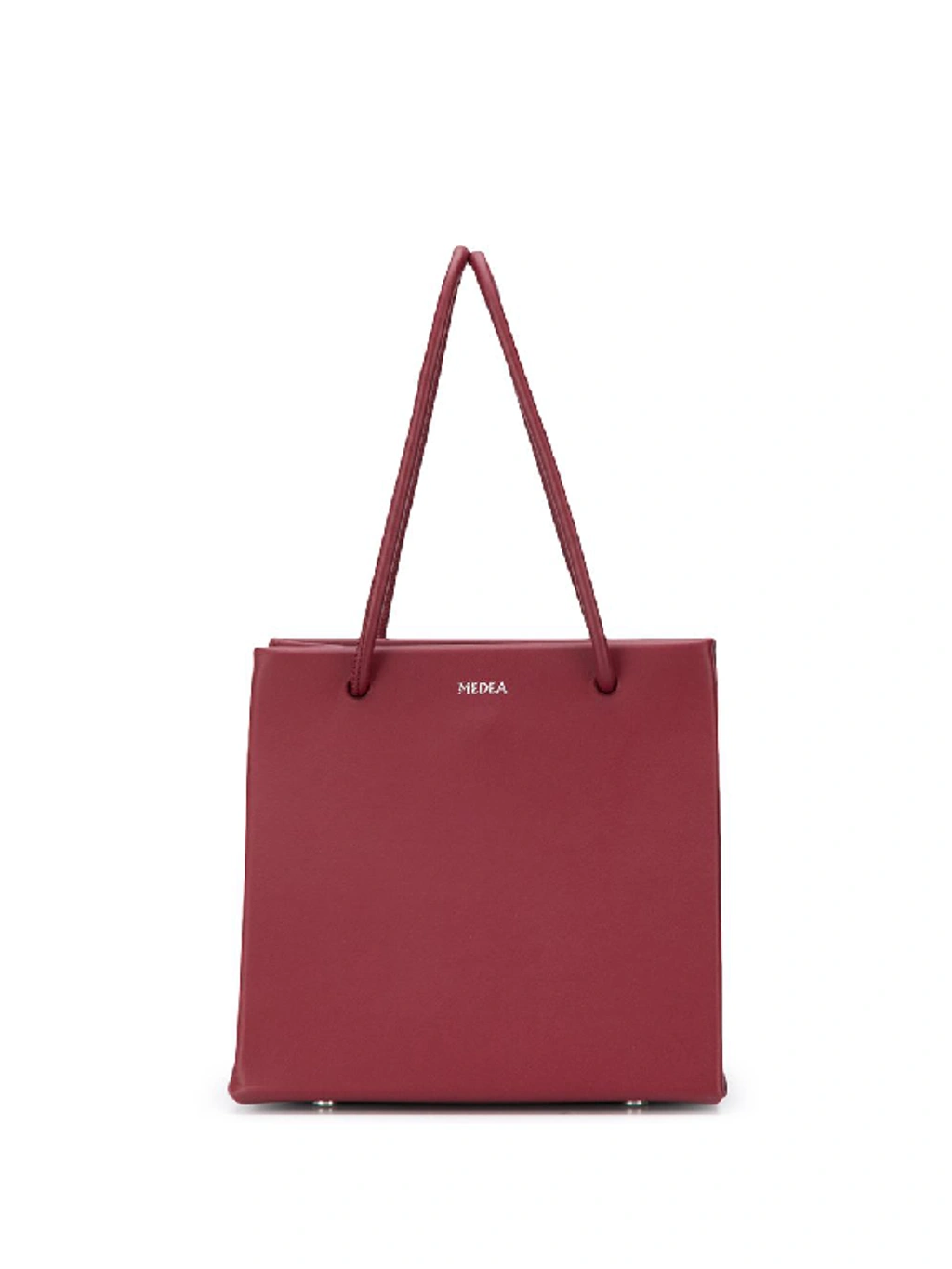 Medea Prima Leather Tote Bag In Red ModeSens