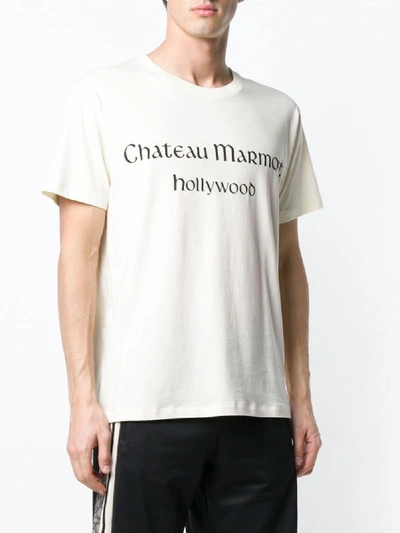 Gucci Chateau Marmont Hollywood Cotton-jersey T-shirt In 7263sunkiss |  ModeSens