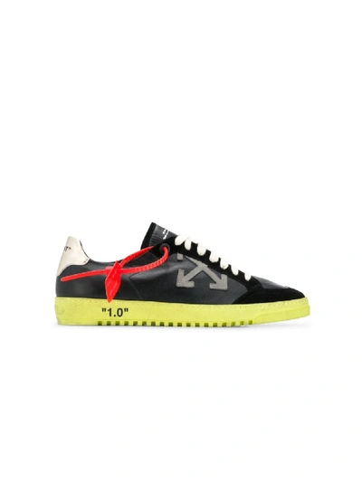 Shop Off-white Printed Sneakers In Black