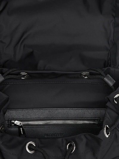 Shop Burberry Rocky Nylon Backpack In Black