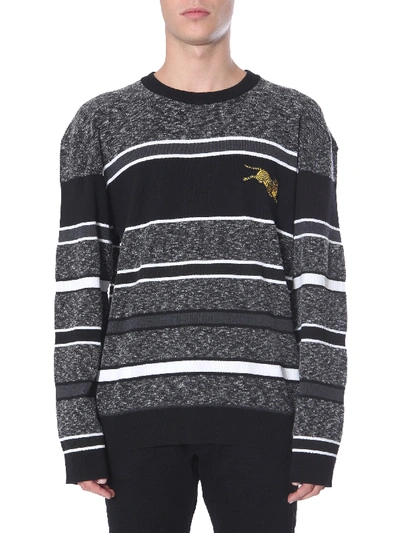 Shop Kenzo Crew Neck Sweater In Black