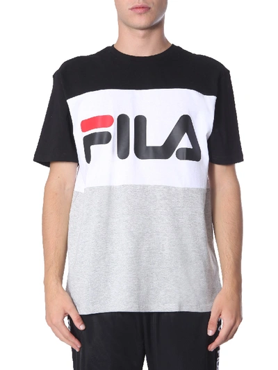 Shop Fila "day" T-shirt In Black