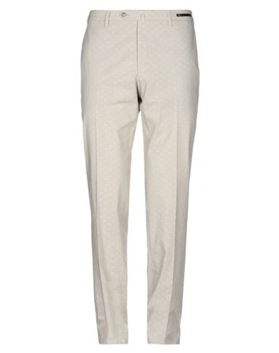 Shop Pt01 Pt Torino Man Pants Beige Size 40 Cotton, Elastane