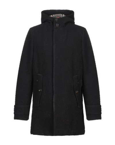 Shop Rrd Man Coat Midnight Blue Size 36 Wool