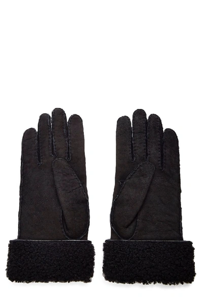Pre-owned Chanel Black Mouton Gloves