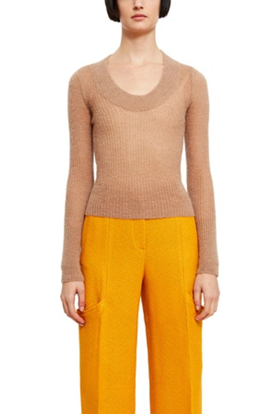 Shop Jacquemus Opening Ceremony La Dao Sweater In Camel