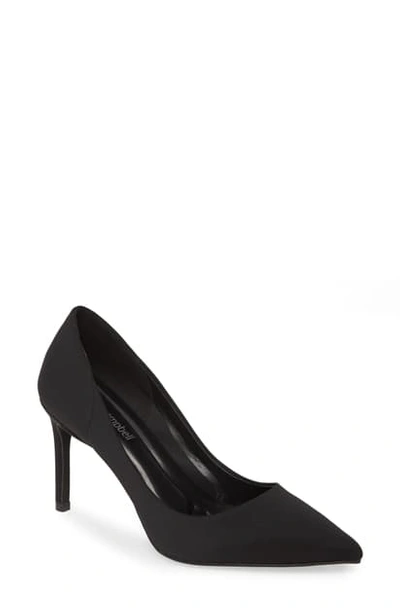 Shop Jeffrey Campbell Pelara Pointed Toe Pump In Black Neoprene