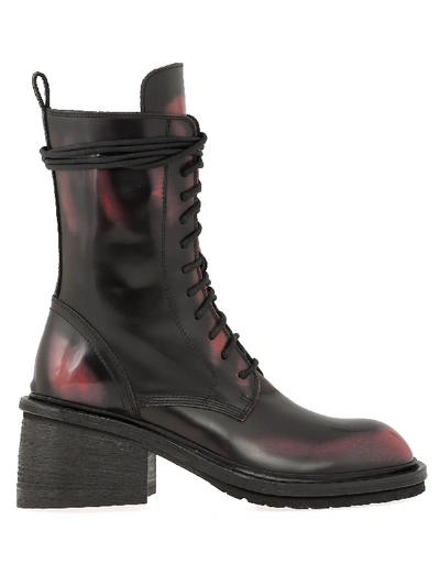 Shop Ann Demeulemeester Scraped Army Boot In Abrasivato