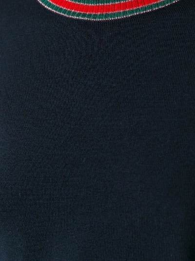 Shop Gucci Wool Blend Sweater In Blue