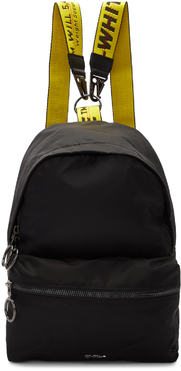 off white backpack black