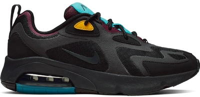 Pre-owned Nike Air Max 200 Black Bordeaux (women's) In Black/anthracite/bordeaux-university Gold-teal Nebula