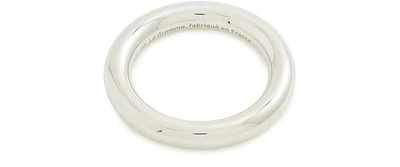Shop Le Gramme Le 9 Grammes Bangle Ring In Silver