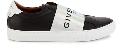Shop Givenchy Low Top Trainers With Elastic Insert In Noir/blanc