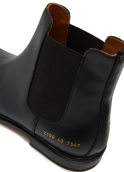 Shop Common Projects Chelsea Boots In Black