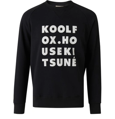 Shop Maison Kitsuné Kool Fox Sweatshirt In Black
