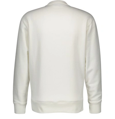 Shop Maison Kitsuné Wavy Sweatshirt In White