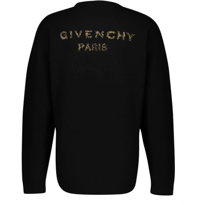 Shop Givenchy Soleil Jumper In Black / Gold