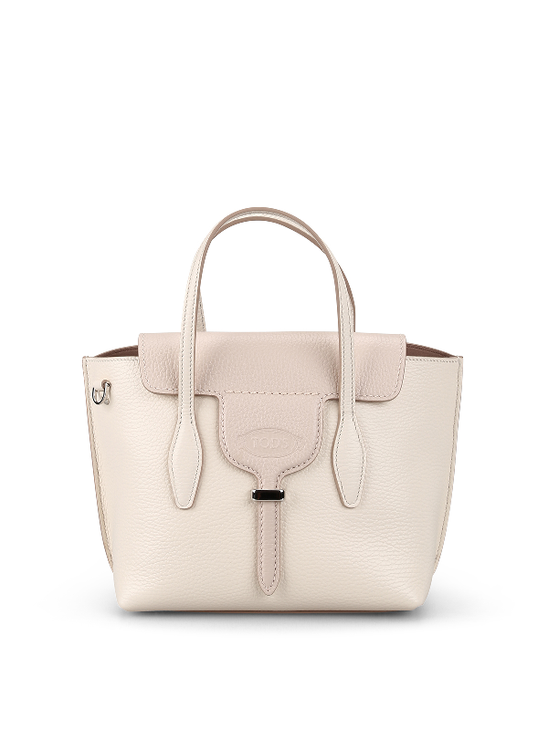 Tod's Joy Mini Two-tone Handbag In White | ModeSens