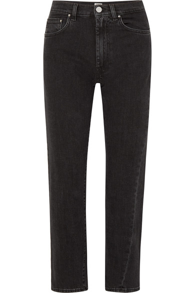 toteme straight denim grey