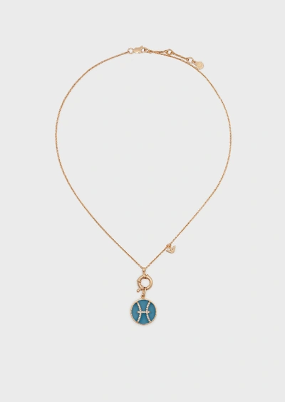 Shop Emporio Armani Necklaces - Item 50235140 In Blue